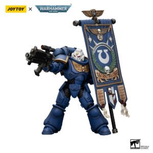JOYTOY Warhammer 40k 1/18 Action Figure Ultramarines Heroes of The Chapter Primaris Ancient Posca Collectible Model JT2498 for Birthday Gift Giving